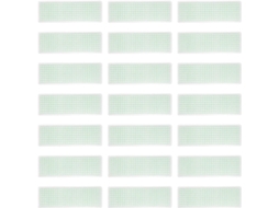 Dispensador genérico de fita adesiva decorativa Washi Tape com 70 unidades, bordas arredondadas e acabamento Fosco.