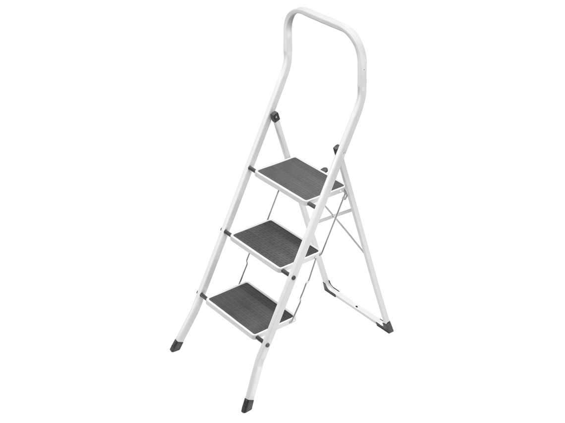 Gierre-B0300-Mini Escada De Aço Com Estribo Superstep (3 Degraus)
