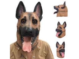 Máscaras De Látex Para Festa À Fantasia De Halloween Com Cabeça De Animal E Cão Pastor Alemão