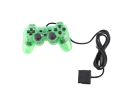 Controle de Jogo com Fio EOOCOO (vibração Dupla, Transparente)