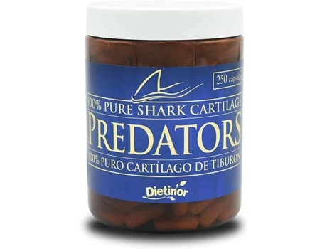 Suplemento Alimentar DIETINOR Predators 100 % Cartilago De Tiburon 750 Mg 250 Ca
