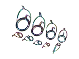 Conjunto Anéis Guia Vara Pesca Lure 9pcs Aço Inox Cerâmica