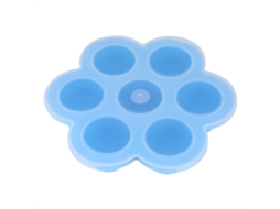 Molde de Silicone para Ovos 7 Cavidades com Tampa para Congelador Alimentos Bebê | S/MARCA