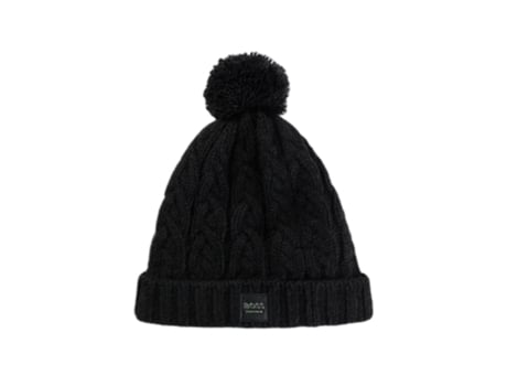 Gorro Unissexo BOSS EQUESTRIAN Bobble Preto (Tamanho Único)