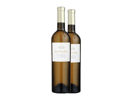 Vinho branco CHÂTEAU LA COSTE Grand Vin Méditerranée Blanc Crianza (0.75 L - 2 Unidades)