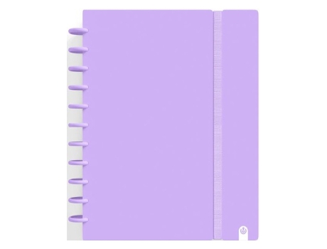 Livro Cuaderno Ingeniox A4 80h Cuadricula Malva Pastel De Desconocido (espanhol)