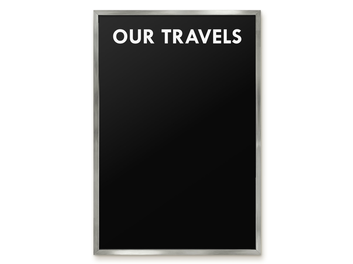 Magnetic Wall Board Our Travels For The Office Espelharte (40x60 Cm)
