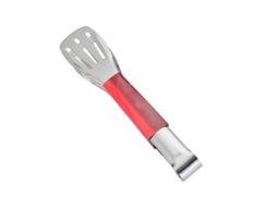 Pinças de Aço Inoxidável para Alimentos 9 Polegadas com Grip Ergonômico para Cozinha Churrasco Pão