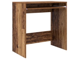 Conjunto 1 Mesa Moderna Vidaxl Castanho Derivados De Madeira (77,5 X 43 X 79 Cm)