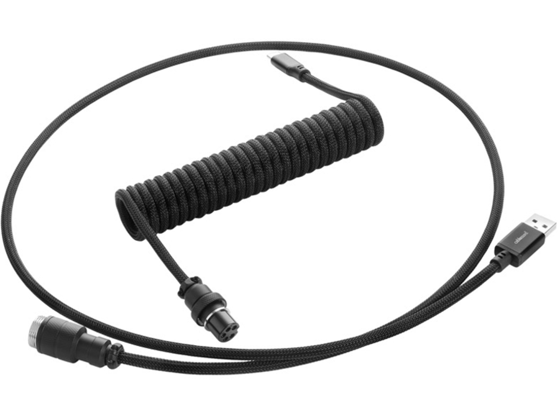 Cabo Coiled CABLEMOD Pro para Teclado Usb a Usb Type C 1