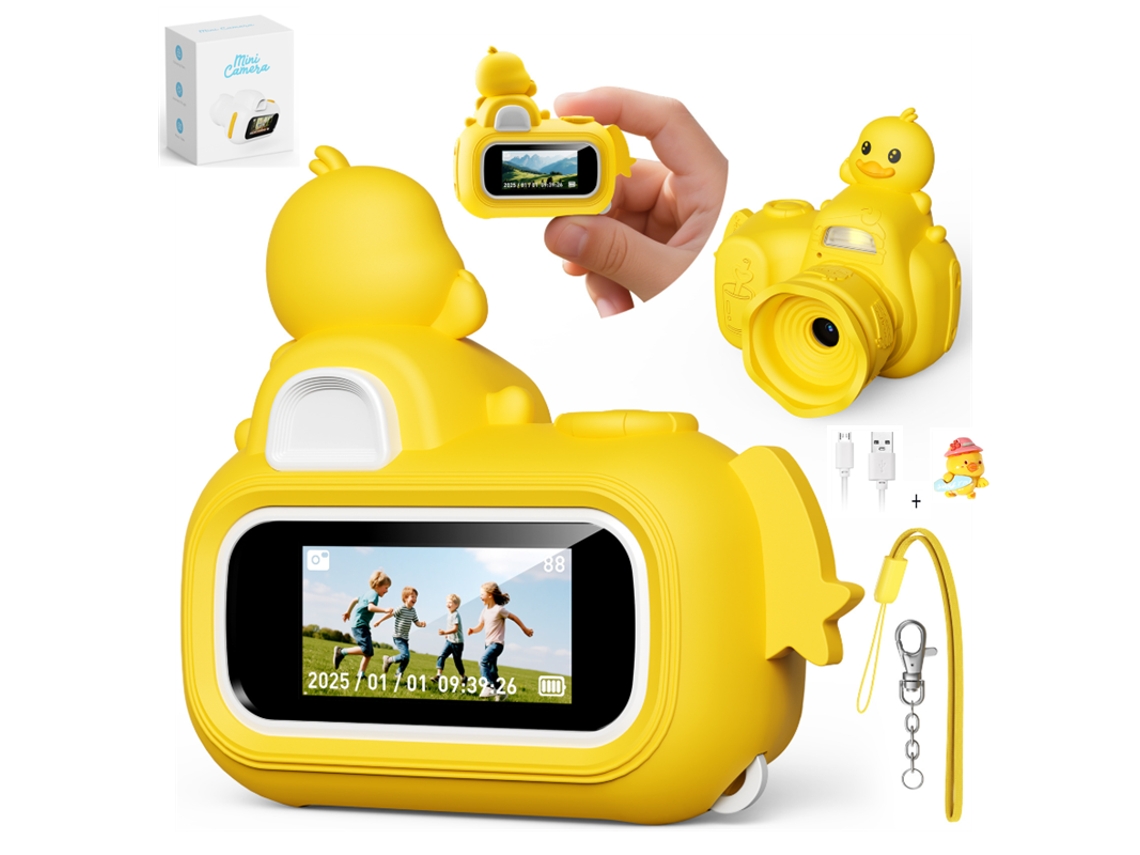 Máquina Fotográfica para Crianças OHPA Mc6 Amarelo