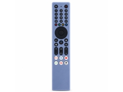 Capa De Silicone Luminosa Para Comando Tv Compatível Com Tcl Rc833a, Azul-claro, Antipoeira E Antichoque
