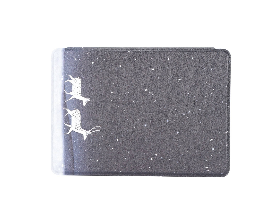 Capa Protetora Pintada Plegável Com Suporte Mão Para E-book 2019 658 Snow Deer Paperwhite