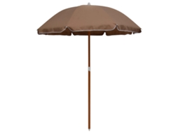 Guarda-sol VIDAXL Cinzento-acastanhado (180 cm)