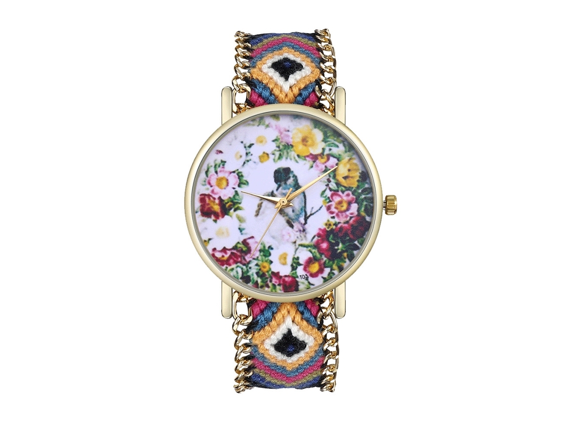 Reloj Casual De Moda Para Hombre Y Mujer Con Correa De Lana Quartz Zhoulianfa