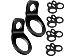 Kit De 4 Cintas De Amarração Para Motocicleta, Comprimento Ajustável,s E Com Ganchos Seguros Para Carga, Bagagem,