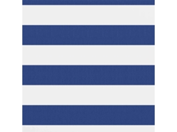 Tela de Varanda 90x500 Cm Tecido Oxford Branco e Azul MAISON EXCLUSIVE