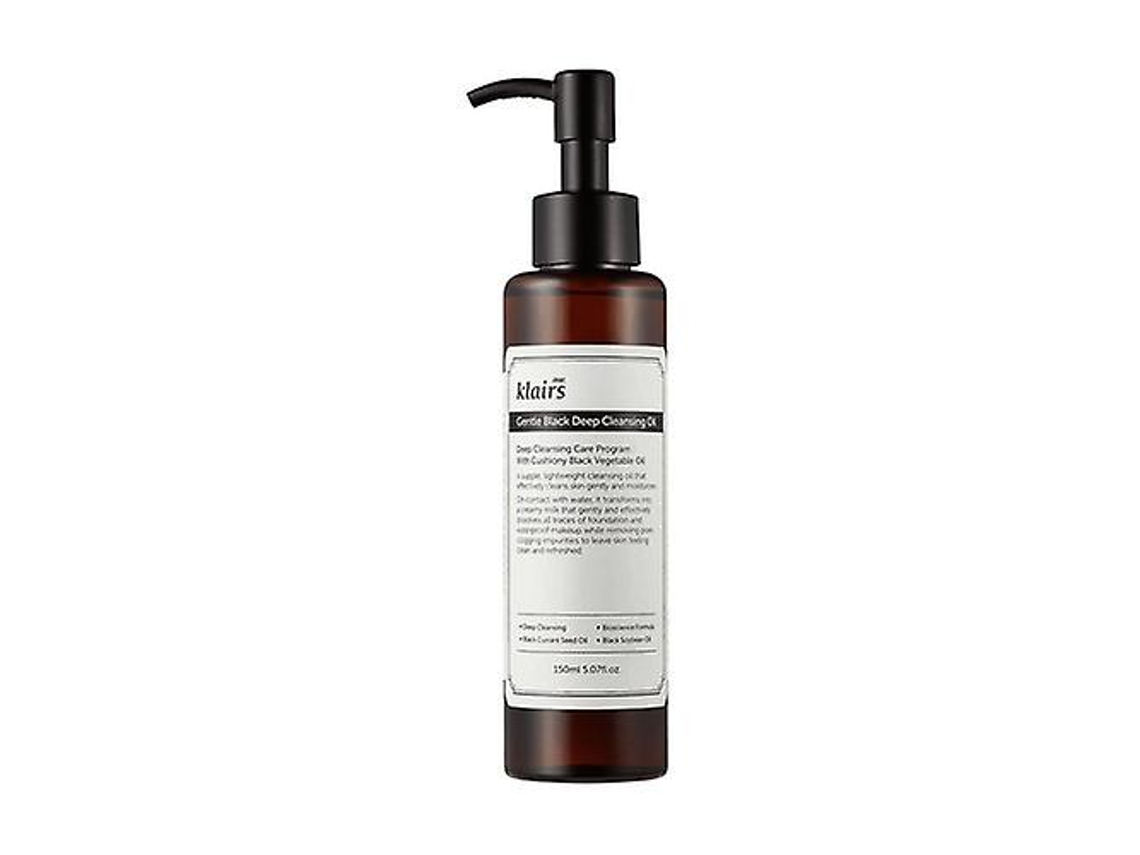 Óleo Demaquilante Suave Black Deep 150ml