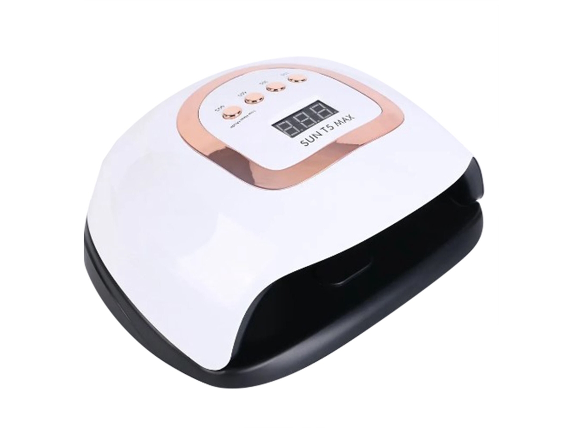 Lâmpada de unhas com sensor inteligente, 2 fontes de luz LED de 220 W para esmalte em gel em salão de beleza.
