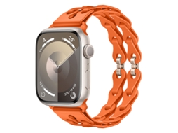 Bracelete Para Apple Watch 42/44/45/46/49mm Laranja Cuich