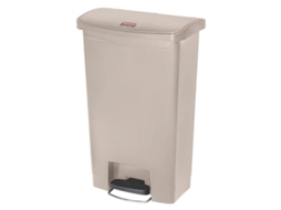 Slim Jim® De Pedal Frontal 50 L De Resina Beige Rubbermaid