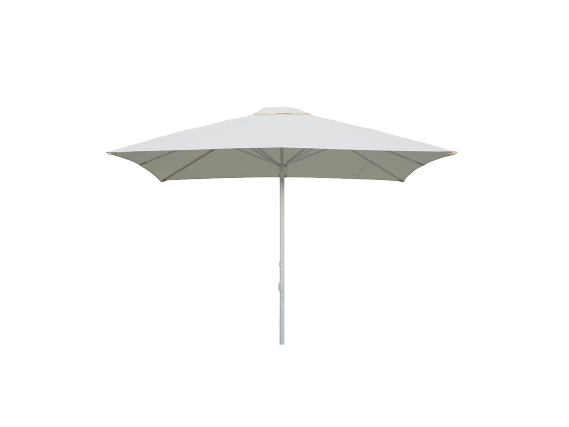 Guarda-sol 300x300 Corsica Garbar Metal Branco