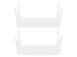 2pcs Prateleira de Exibição Transparente em Acrílico para Bonecas Brinquedos Joias Quarto