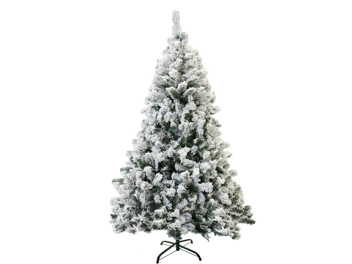 Árvore de Natal Artificial com Neve Branco 210Cm SELEOK