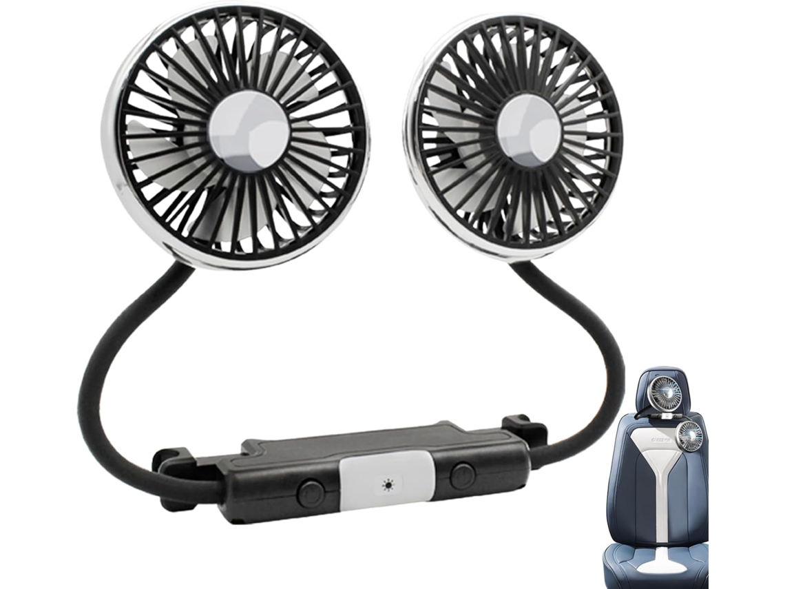 Ventilador De Carro Com Encaixe Duplo Refrigeração