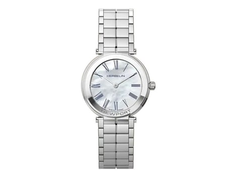 Relógio Feminino Com Bracelete De Aço Herbelin Relógio Michel Herbelin Newport Slim Feminino Em Aço