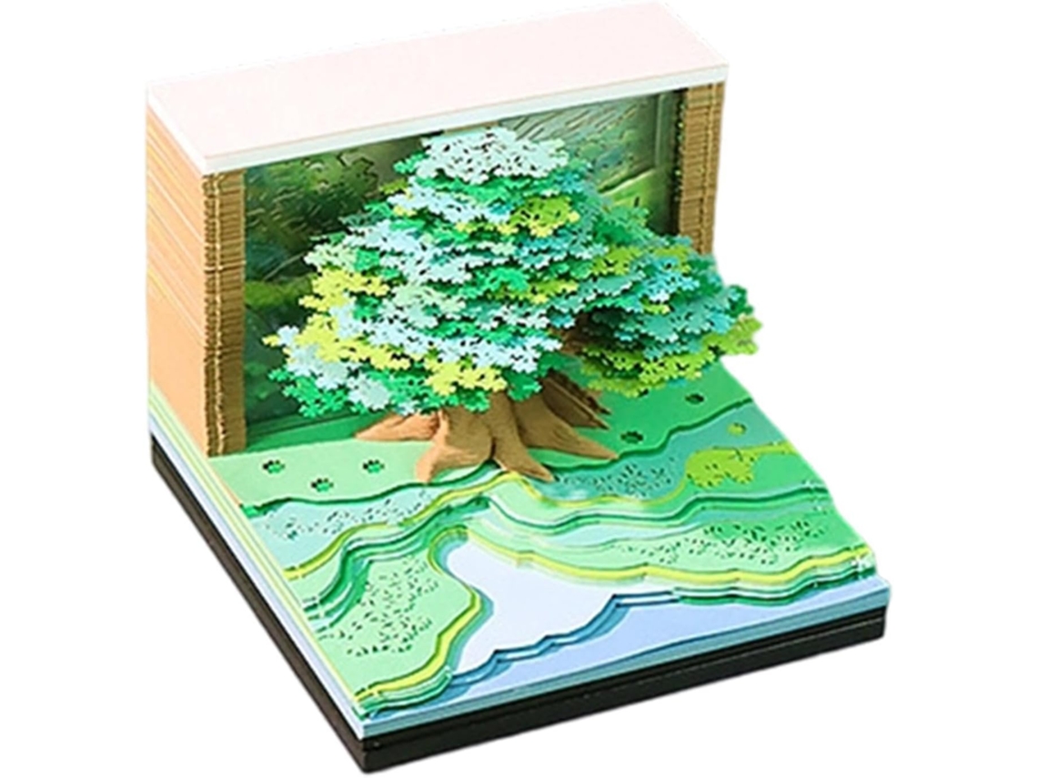 Calendrier 3d 2027 Bloco De Notas Em Forma De Árvore Com Luz Led