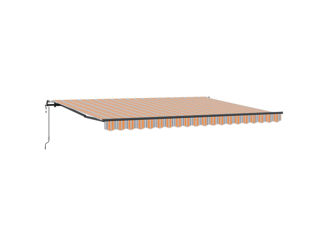 Toldo Retrátil Multicolor 450x350 cm Tecido e Alumínio MAISON EXCLUSIVE