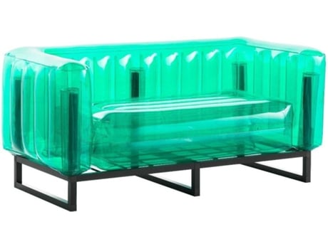 Sofá Yomi MOJOW (151 x 69,5 x 76,5 cm - TPU - Verde)