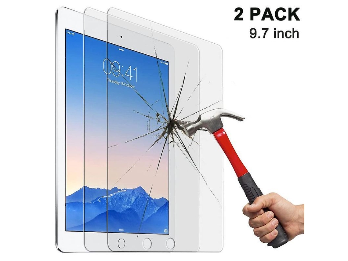 2 Películas de Vidro Temperado para Ipad Air/air 2 9.7 Polegadas com Kit de Acessórios Compatível com Modelos Apple