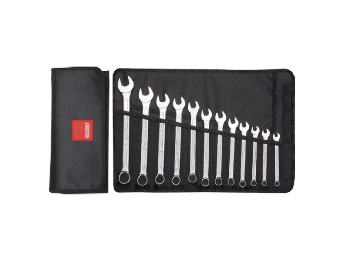 Jogo de 12 Chaves Mistas CETAFORM 8 a 22Mm com Bolsa