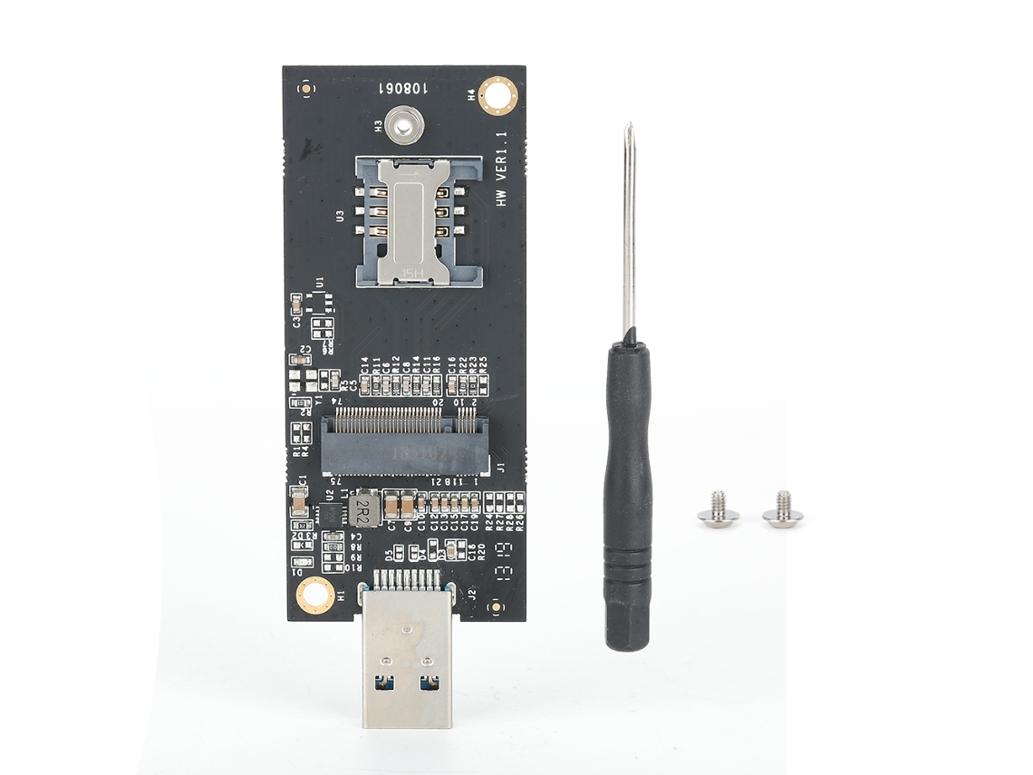 Placa Adaptadora Key B Para Usb3.0 Com Slot Para Cartão Sim Módulo M.2 Acessórios De Computador