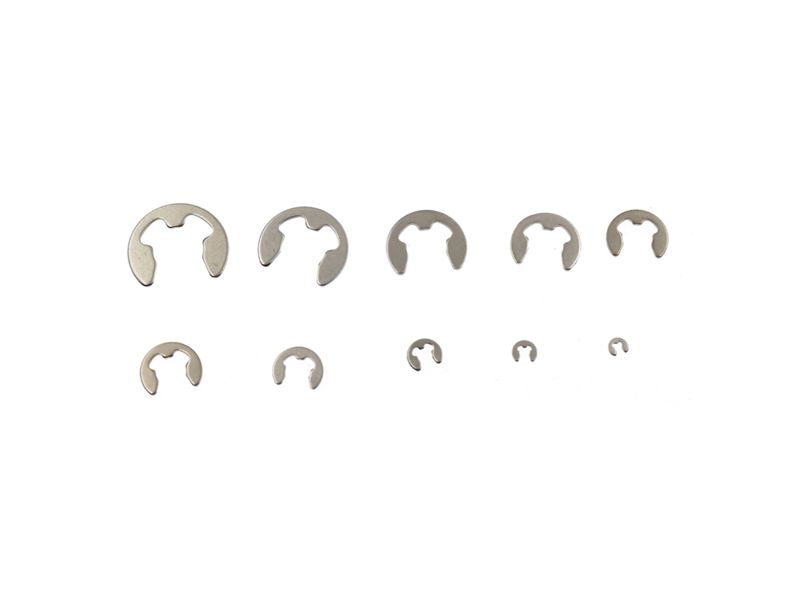 Conjunto De Circlips Em Aço Inoxidável Laxiscreed, 120 Peças Para Diâmetros De M1.5 A 10mm