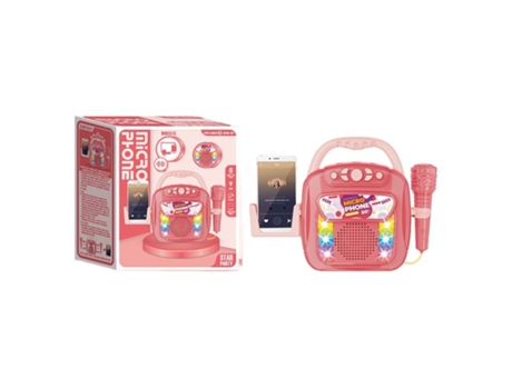 Altavoz Con Micrófono Bluetooh Star Party Rosa 25297 Innovatoysp25