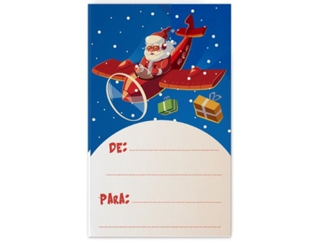 Livro Rollo 250 Etiquetas Navidad Avion Nombres De Desconocido (espanhol)