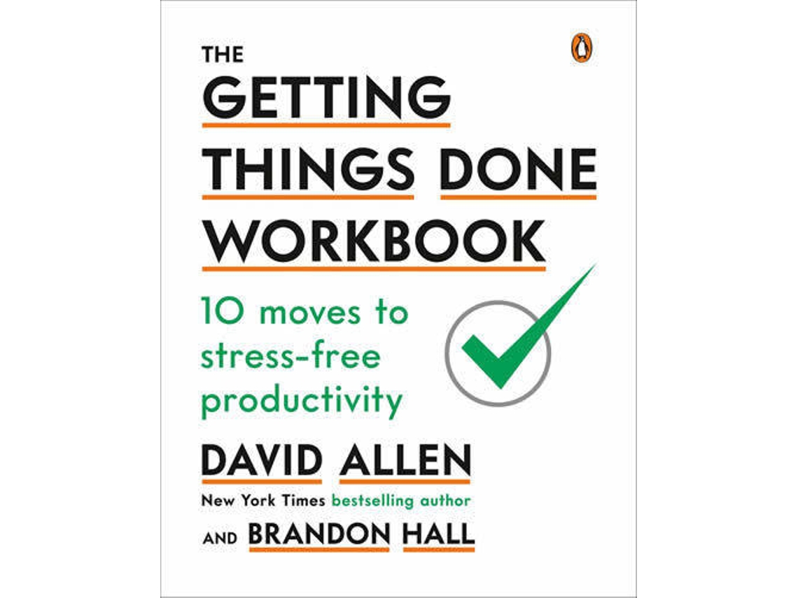 Livro Getting Things Done Workbook de David Allen e Brandon Hall (Inglês)