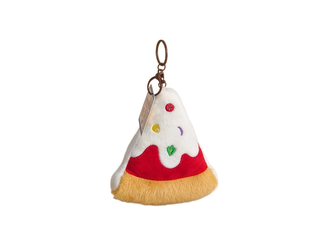 Mini Chaveiro de Pelúcia em Formato de Croissant Pingente Fofo para Mochila, Brinquedo de Pelúcia Criativo, Presente para Amiga CHABERLU