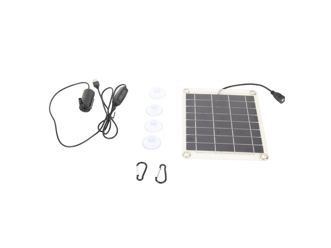 Kit De Bomba De Água Solar Laxiscreed 10w Com Painel Monocristalino Para Operação Contínua E Baixo Ruído