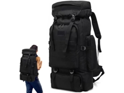 Mochila De Caminhada, 80l, Impermeável, Alças Ajustáveis, Tecido Oxford, Para Transporte E Organização Prática Dos Artigos Indicados