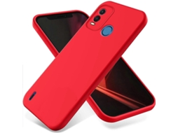 Capa De Silicone Líquido À Prova De Choque Para Celular Pure Color