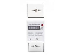 Fios Monofásicos 220v 10 40a Medidor De Energia Medidor De Kwh Medidor De Consumo De Energia Elétrica Analógico Trilho Din Doméstico Brilvibera