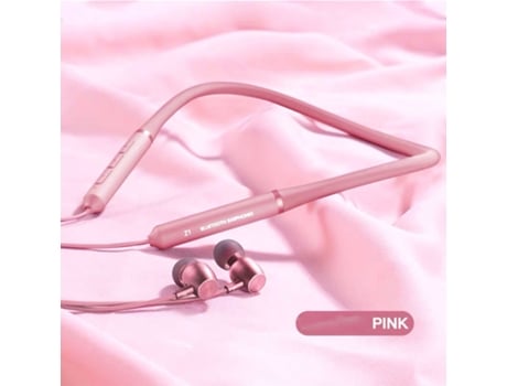 Auriculares Bluetooth SENLIN Redução de Ruído À Prova D'Água Rosa