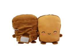 Luva Sem Dedos Aquecida Usb Pelúcia Para Inverno , 1 Par Igvtrade (sorriso)