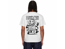 Camiseta Rockinstone Computer Controlled Face Melt Computer Controlled Records - Estilo de designer exclusivo