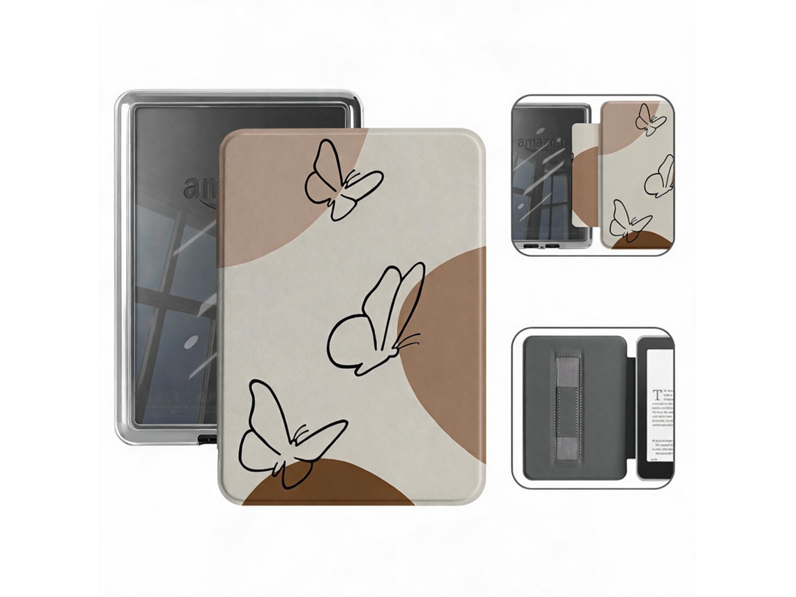 Capa Hibbent Protetora De E Reader Para Kobo Libra Colour N428/kobo Libra 2 N418 7 Polegadas (estilo Separável-yu282)