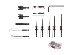 Conjunto De 12 Brocas Cônicas De Aço Carbono Com Bordas E Haste Retificadas.